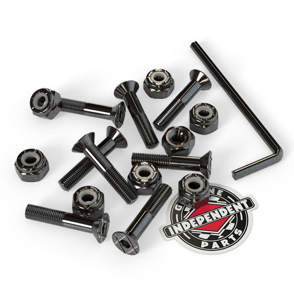 Skateboard hardware to connect your trucks to your deck