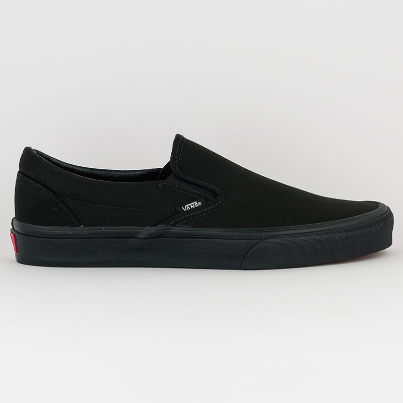 Vans Slip On Shoe Black Black Available at Skate Pharm, Margate