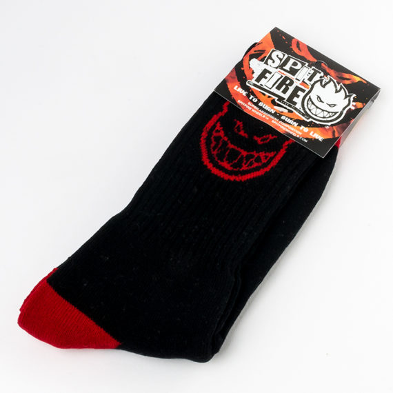 Spitfire Skateboards Socks Bighead Black Red