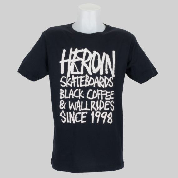 Heroin Skateboards T-Shirt Since 98 Navy 1