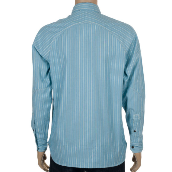 Levi’s Skate Clothing Maintenance Long Sleeve Shirt Stripe Blue