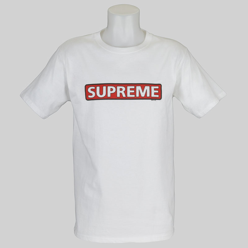 POWELL PERALTA &#39;Supreme&#39; logo T-Shirt - White at Skate Pharm