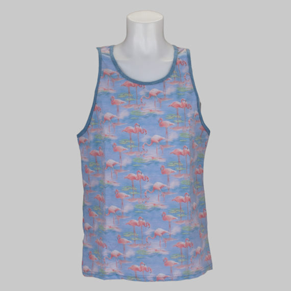 RipNDip Clothing Vest Flamingo Allover Print 1