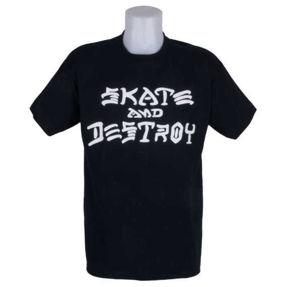 Thrasher Magazine Skate and Destroy T-Shirt Black 1