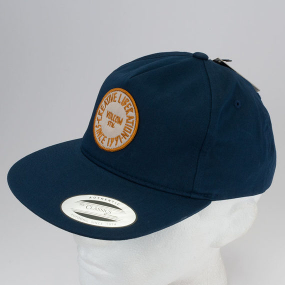 Volcom Clothing Hat Timer Velco Back Blue Black 1