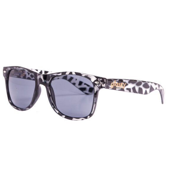 GLASSY SUNHATERS Leonard Leopard Print Sunglasses 1