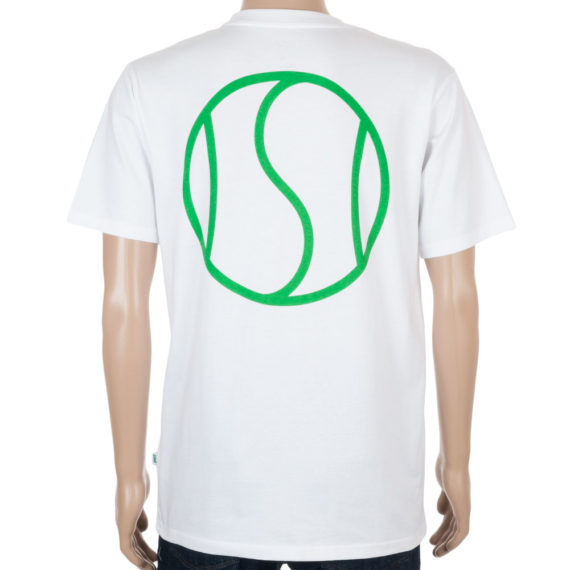 Post Details T-Shirt Tennis Anyone Ball Logo White