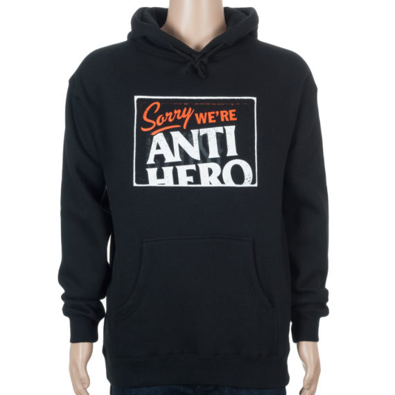 Anti Hero Skateboards Company Pullover Hoody Black