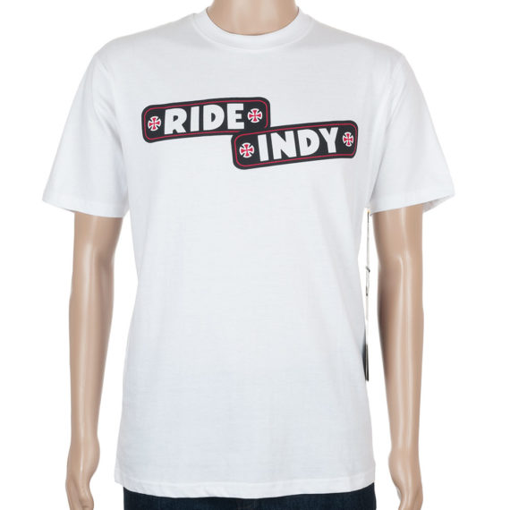 Independent Sticker Bar T-Shirt White