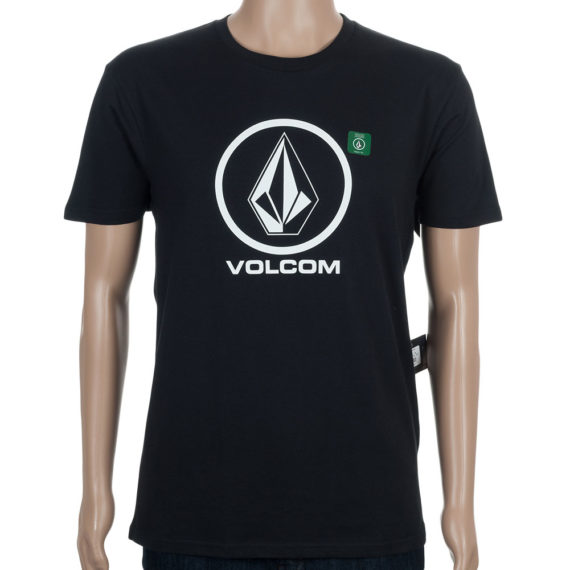Volcom T-Shirt Circle Stone Black