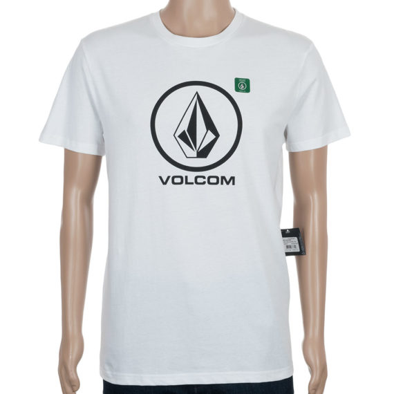 Volcom T-Shirt Circle Stone White