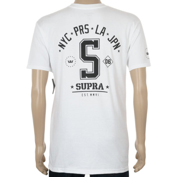 Supra Footwear T-Shirt Worldwide White
