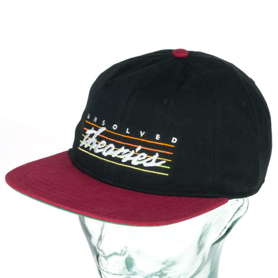 Theories Unsolved Snapback Hat Black Red