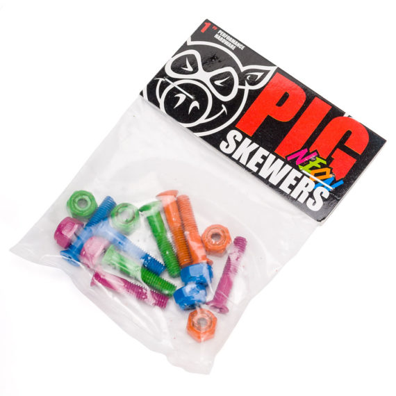 Pig Neon Skewers Deck Bolts Phillips 1.0″