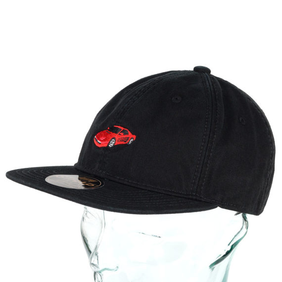 Official Rarri Flat Strapback Hat Black