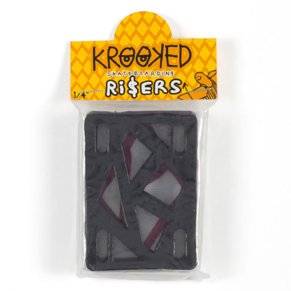 Krooked Risers Black 1/4″