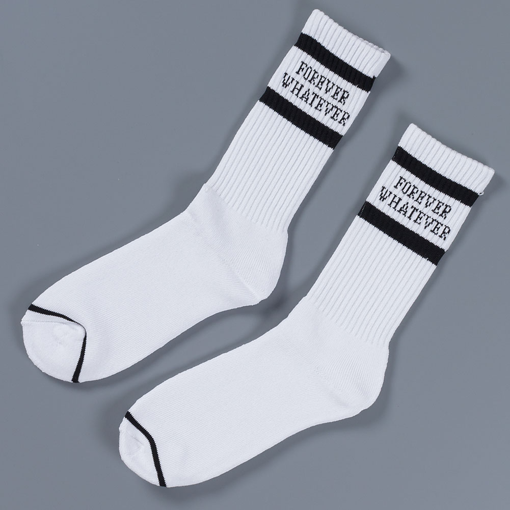 Huf Forever Whatever Crew Socks White Available at Skate Pharm