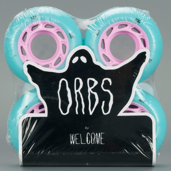 Welcome Orbs Ghost Lites Wheels Hollow Core 54mm Blue Pink