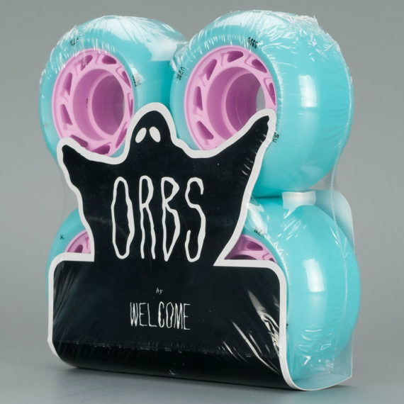 Welcome Orbs Ghost Lites Wheels Hollow Core 54mm Blue Pink