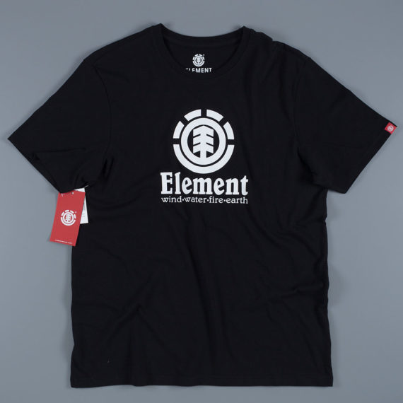 Element Skateboards Vertical T-Shirt Black