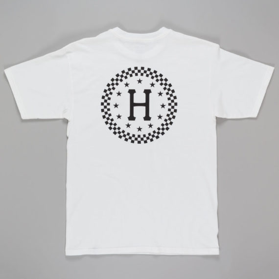 Huf Checkered T-Shirt White