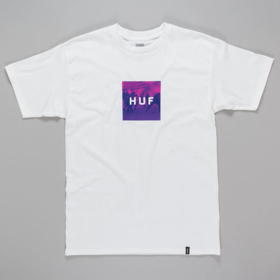 Huf Riot Box Logo T-Shirt White