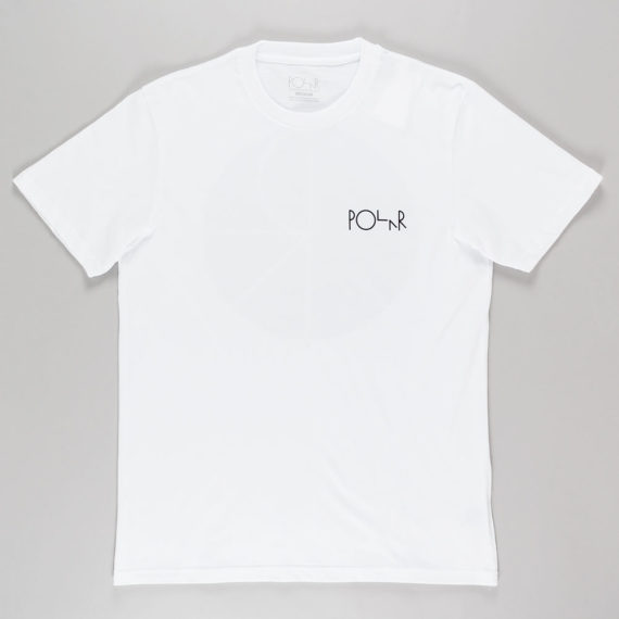 Polar Skateboards Fill Logo T-Shirt White