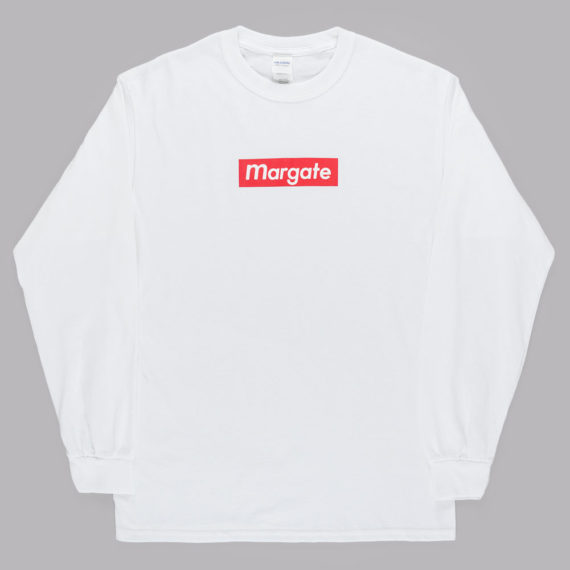 Unofficial Margate Mogo Long Sleeve T-Shirt White
