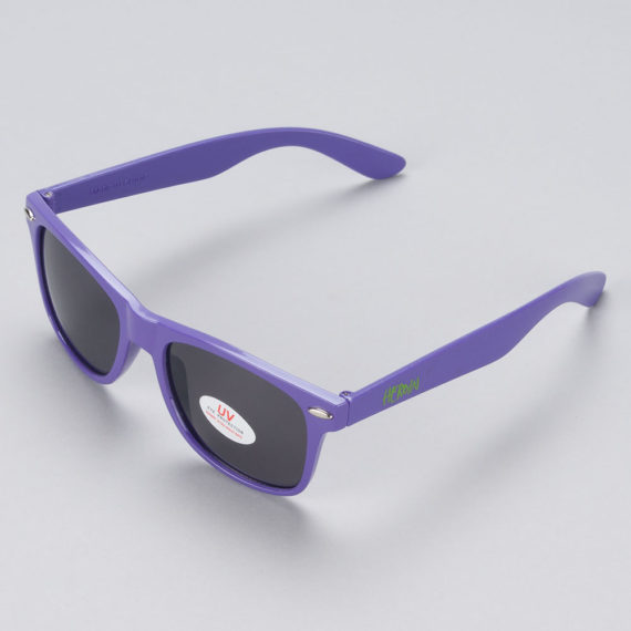 Heroin Skateboards Logo Sunglasses Purple