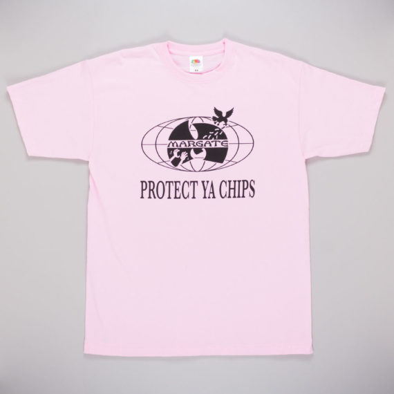 Unofficial Margate Protect Ya Chips T-Shirt Pink