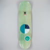 Polar Skateboards Block Stripe Deck 8.625" Mint Teal