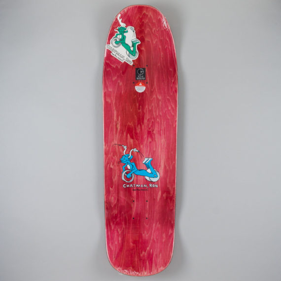 Polar Skateboards Ron Chatman 1991 Guest Pro Deck 9.5″
