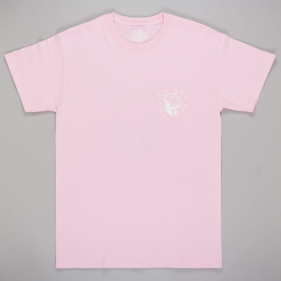 The National Skateboard Co Spin T-shirt pink front
