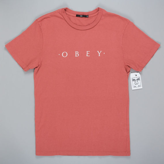 Obey Clothing Novel T-Shirt Dusty Dark Roses