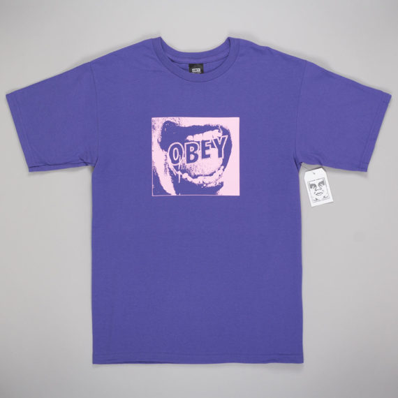 Obey Clothing Screamer T-Shirt Purple