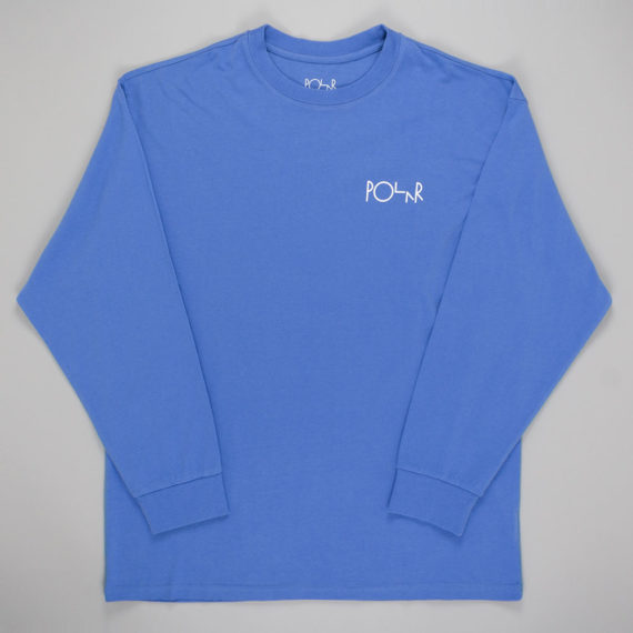 Polar Stroke Logo Long Sleeve T-Shirt Baja Blue