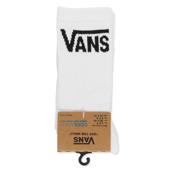 Vans Skate Crew Socks White