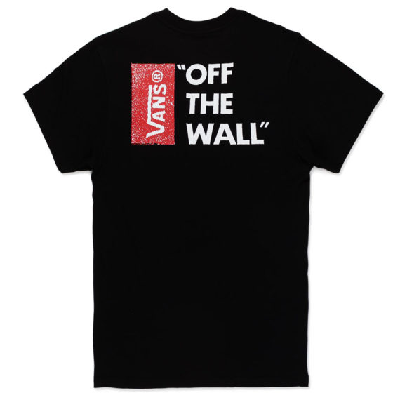 Vans Off The Wall Logo T-Shirt Black