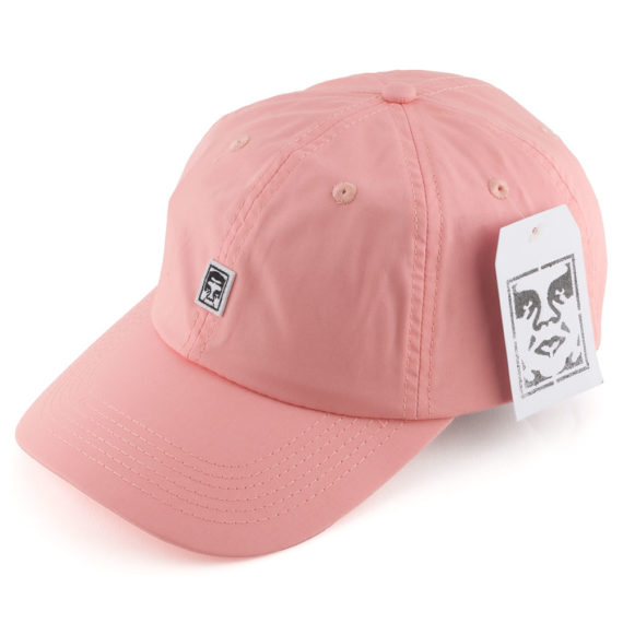 Obey Eighty Nine 6 Panel Hat Coral