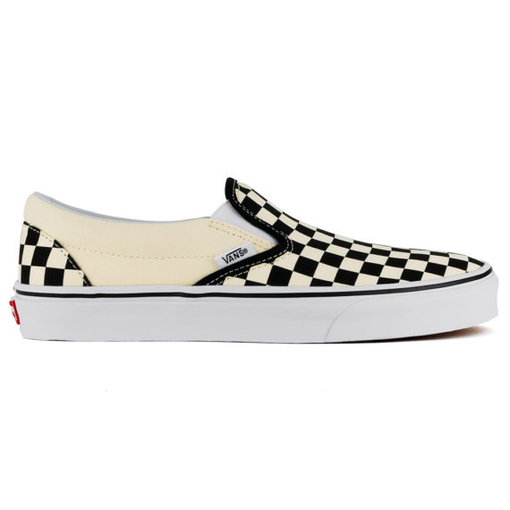 Vans Checkerboard Slip On Shoe White Black