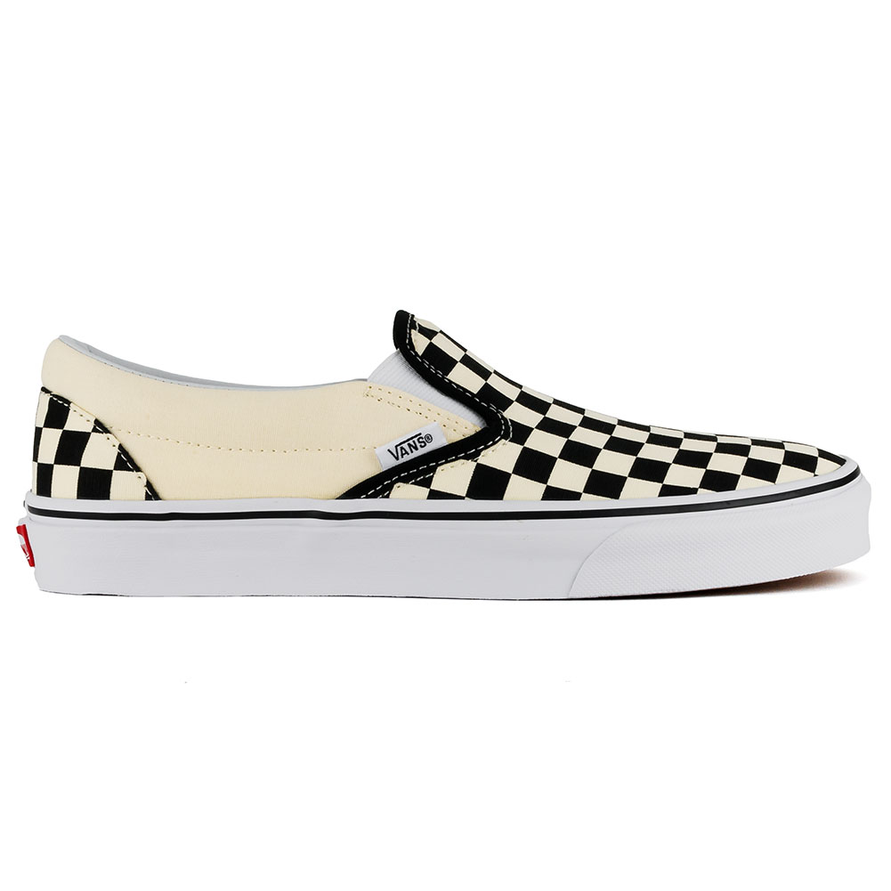 Vans Checkerboard Slip On Shoe White Black at Skate Pharm