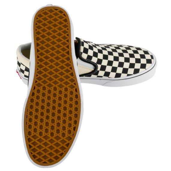 Vans Checkerboard Slip On Shoe White Black
