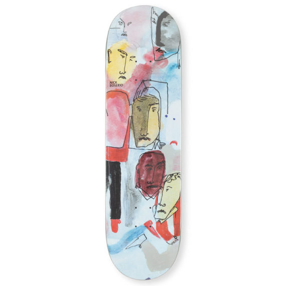 Polar Skateboards Nick Boserio Multi Personality Deck 8.6″