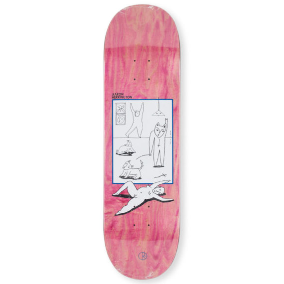 Polar Skateboards Aaron Herrington Evole Love Deck 8.75″