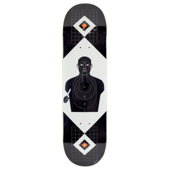Quasi Skateboards Perp Deck 8.375″ Black