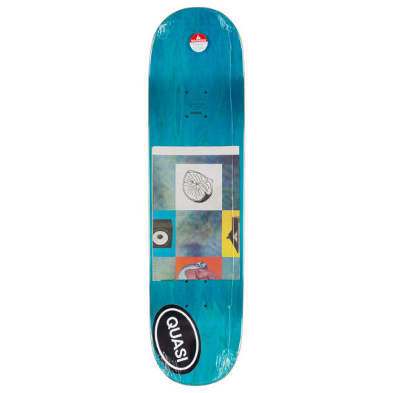 Quasi Skateboards Al Davis Bars Deck 8.25″ White
