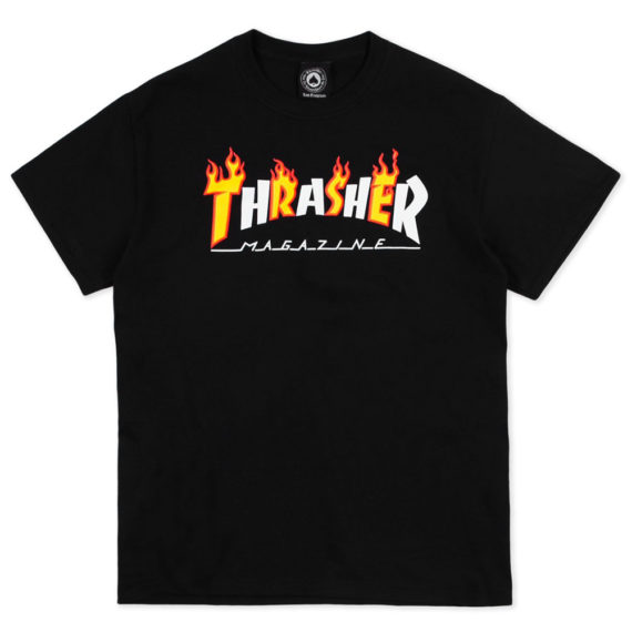 Thrasher Magazine Flame Mag T-Shirt Black