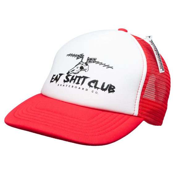 Eat-Shit-Club_Trucker-Cap-Red-1