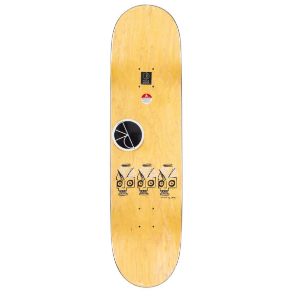 Polar Skateboards Insta Skull Deck 8.5″ Top