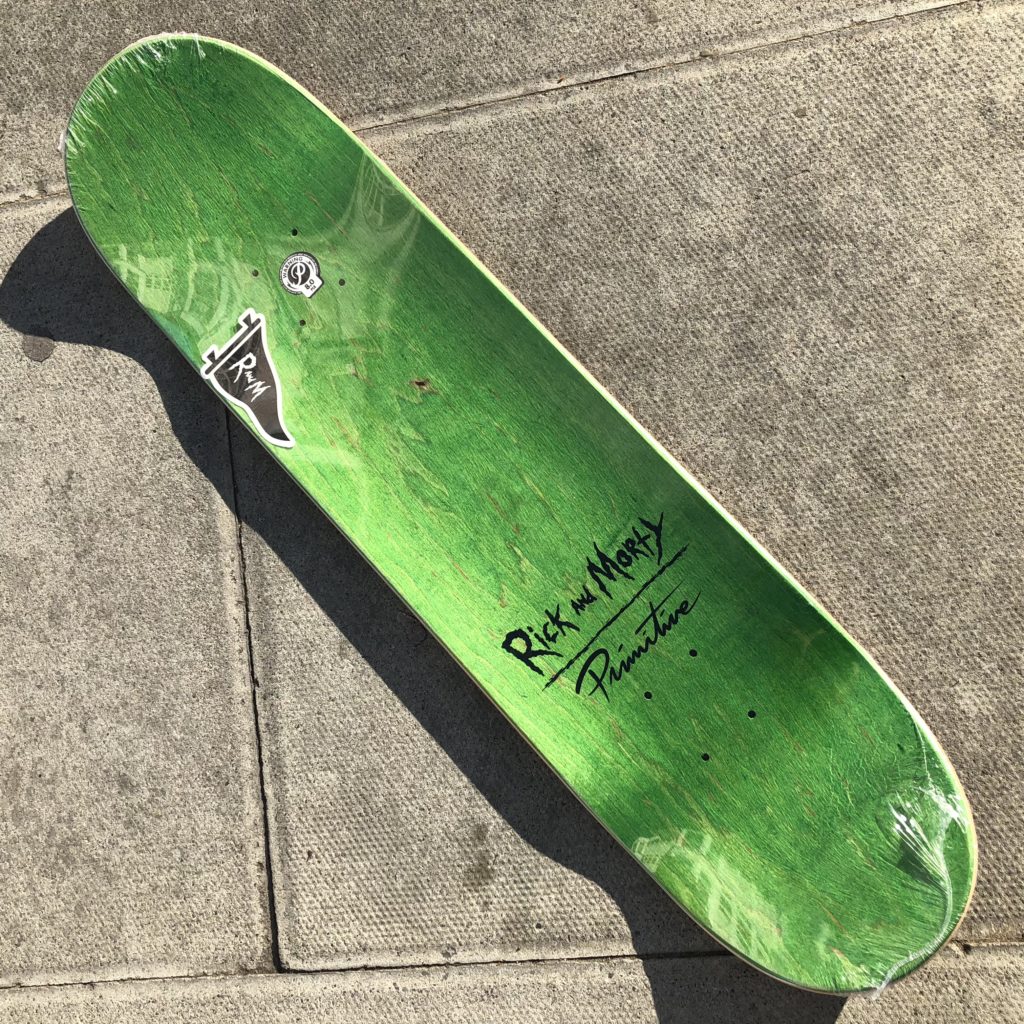 Primitive Skateboards Paul Rodriguez Rick n Morty Pro Deck